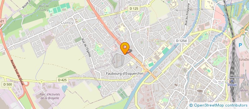 localisation de l'entreprise AVENIR IMMO à DOUAI