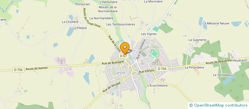 localisation de l'entreprise AVENIR IMMO  MONTREVAULT-SUR-EVRE