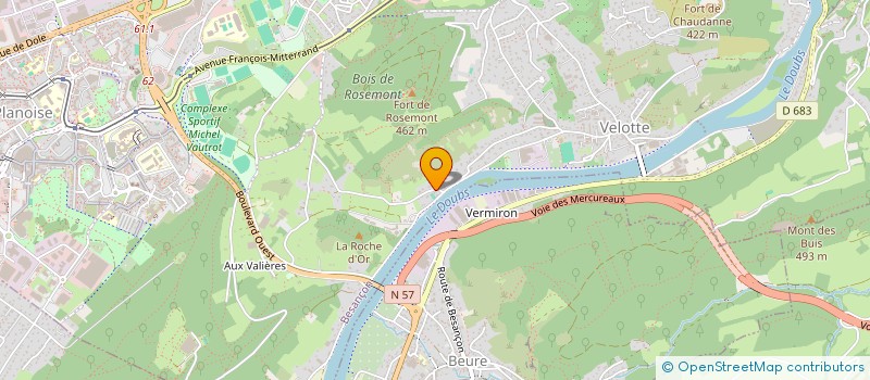 localisation de l'entreprise AVENIR IMMOBILIER  BESANCON