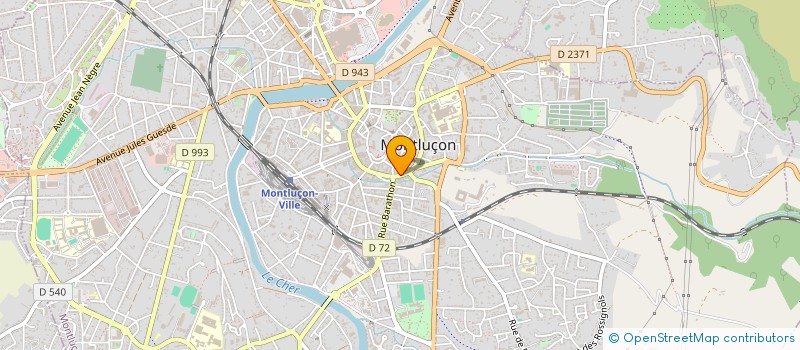 localisation de l'entreprise AVENIR IMMOBILIER à MONTLUCON
