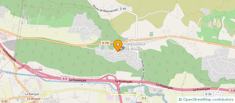 localisation de l'entreprise AVENIR IMMOBILIER  CHATEAUNEUF-LE-ROUGE