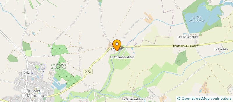 localisation de l'entreprise AVENIR IMMOBILIER  LA BOISSIERE-DE-MONTAIGU