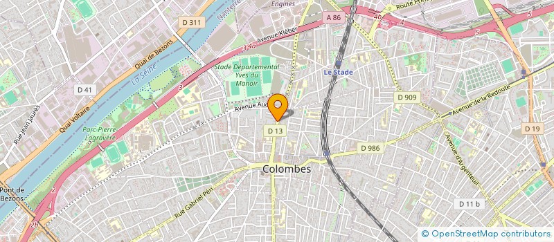 localisation de l'entreprise AVENIR IMMOBILIER à COLOMBES