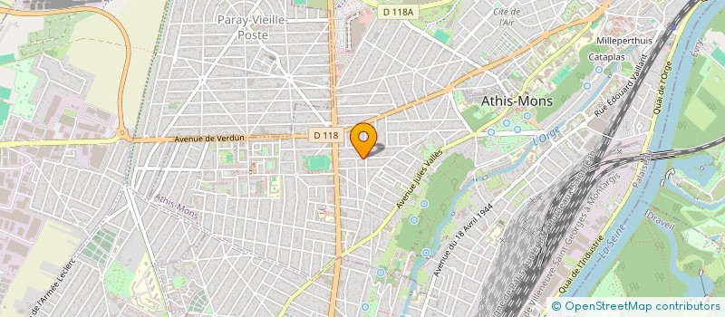 localisation de l'entreprise AVENIR IMMOBILIER DEVELOPPEMENT à ATHIS-MONS