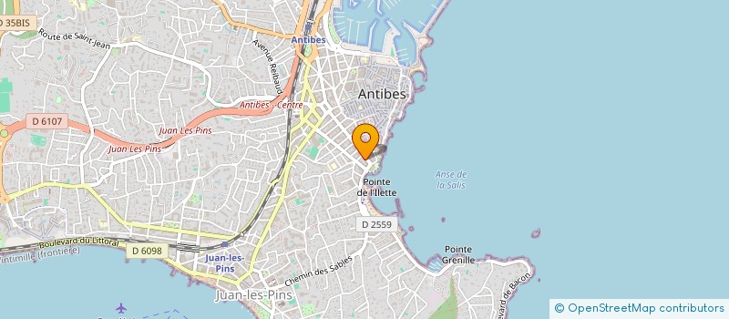 localisation de l'entreprise AVENIR IMMOBILIER INTERNATIONAL à ANTIBES