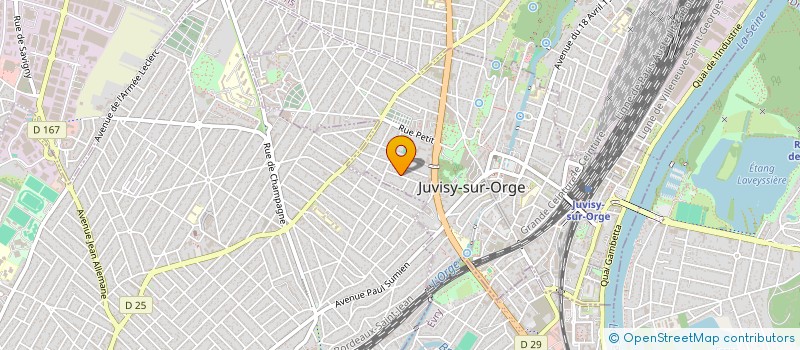 localisation de l'entreprise AVENIR IMMOBILIER MERIDIONAL ESPACE à JUVISY-SUR-ORGE