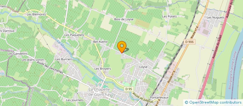 localisation de l'entreprise AVENIR IMMOBILIER OUEST MACONNAIS à CHARNAY-LES-MACON