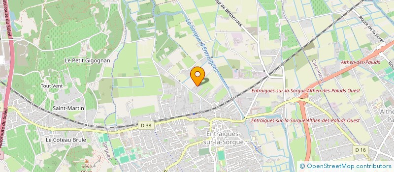 localisation de l'entreprise AVENIR INDUSTRIE  ENTRAIGUES-SUR-LA-SORGUE