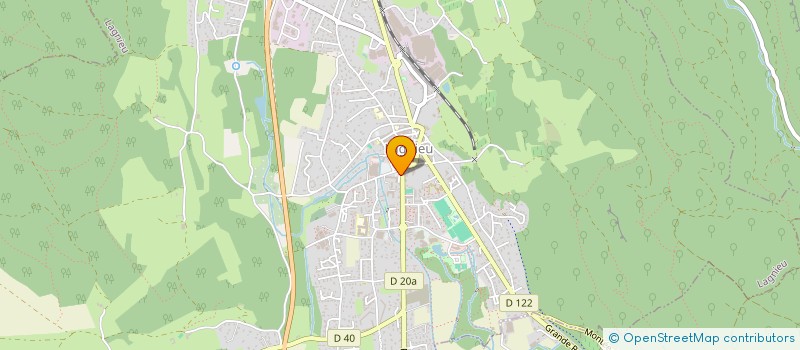 localisation de l'entreprise AVENIR INFIRMIER  LAGNIEU