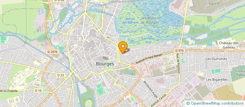 localisation de l'entreprise AVENIR INFORMATIQUE à BOURGES