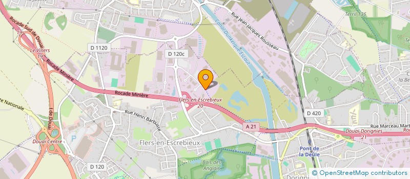 localisation de l'entreprise AVENIR INTERIM  DOUAI