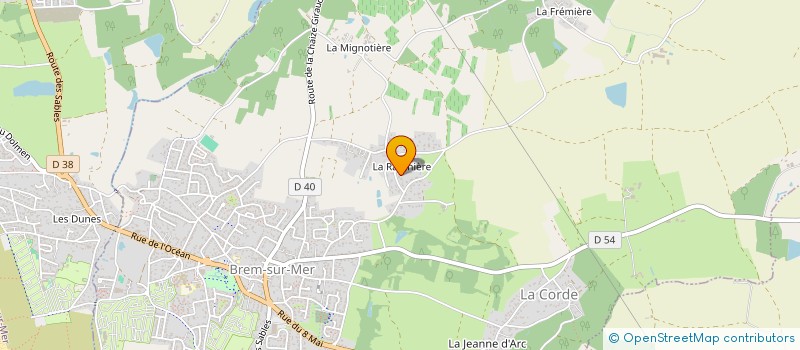 localisation de l'entreprise AVENIR INVEST à BREM-SUR-MER