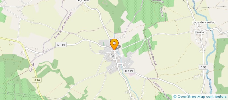 localisation de l'entreprise AVENIR INVEST  DOUZAT