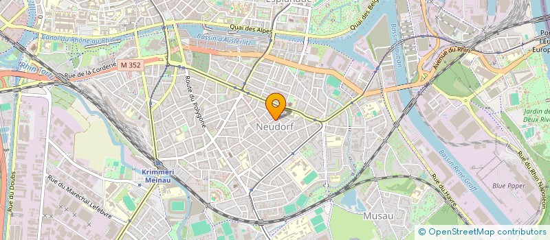 localisation de l'entreprise AVENIR INVEST à STRASBOURG