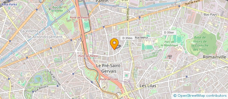 localisation de l'entreprise AVENIR INVESTISSEMENT à LE PRE-SAINT-GERVAIS