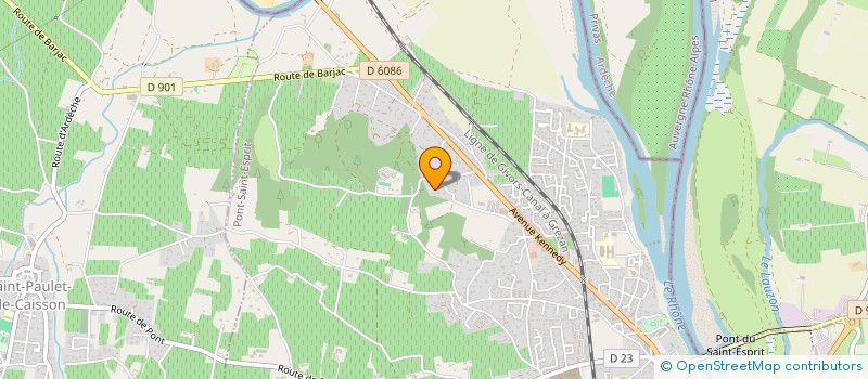 localisation de l'entreprise AVENIR INVESTISSEMENT  PONT-SAINT-ESPRIT