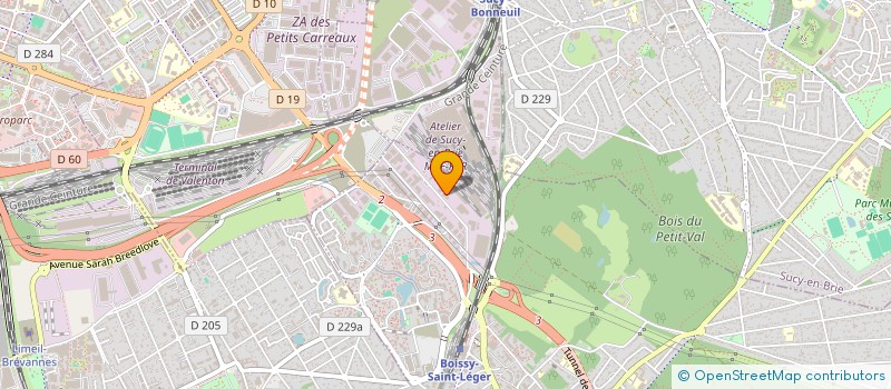localisation de l'entreprise AVENIR INVESTISSEMENTS à BOISSY-SAINT-LEGER
