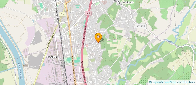 localisation de l'entreprise AVENIR ISOLATION à SALAISE-SUR-SANNE