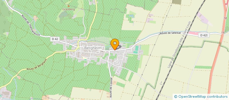 localisation de l'entreprise AVENIR ISOLATION à BERGHEIM