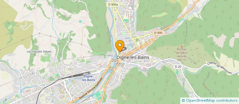 localisation de l'entreprise AVENIR JEUNES à DIGNE-LES-BAINS