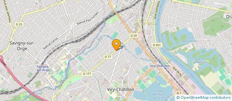 localisation de l'entreprise AVENIR JEUNES ENFANTS EN ESSONNE à VIRY-CHATILLON