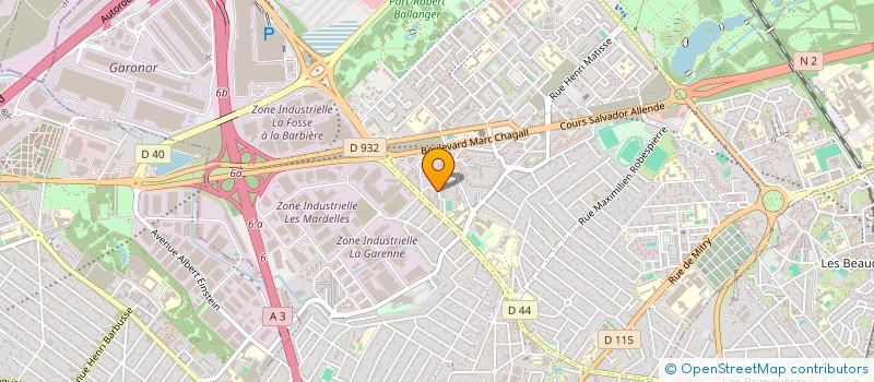 localisation de l'entreprise AVENIR JEUNESSE (AJ ) à AULNAY-SOUS-BOIS