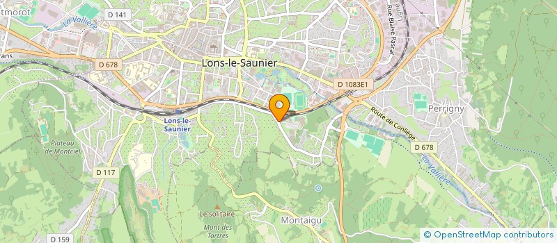 localisation de l'entreprise AVENIR JUDO DU BASSIN LEDONIEN à LONS-LE-SAUNIER
