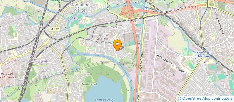 localisation de l'entreprise AVENIR JUDO STRASBOURG à STRASBOURG