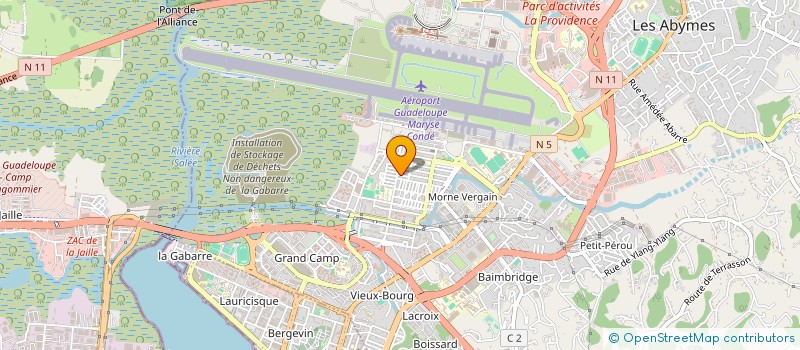 localisation de l'entreprise AVENIR KARUKERA INITIATIVE  LES ABYMES