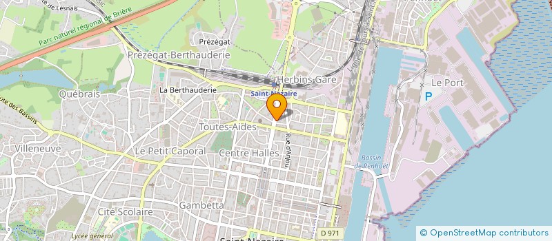 localisation de l'entreprise AVENIR LOCATION VEHICULES à SAINT-NAZAIRE