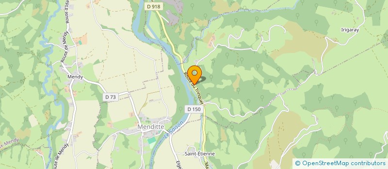 localisation de l'entreprise AVENIR LOPES  MENDITTE