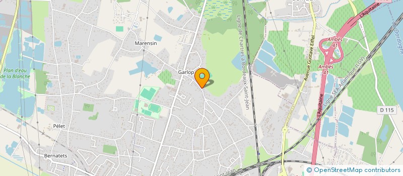 localisation de l'entreprise AVENIR MACONNERIE à AMBARES-ET-LAGRAVE