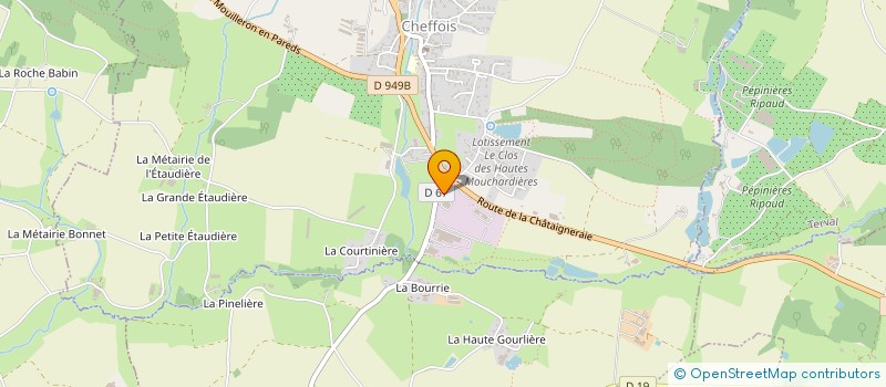 localisation de l'entreprise AVENIR MAINTENANCE  CHEFFOIS