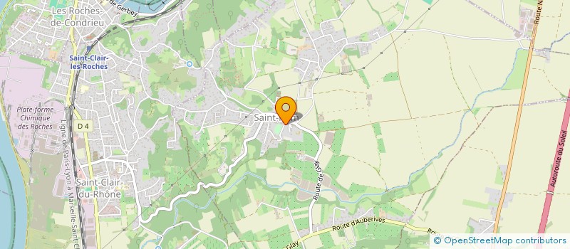 localisation de l'entreprise AVENIR MAISON CONVALESCENCE ST PRIM  SAINT-PRIM