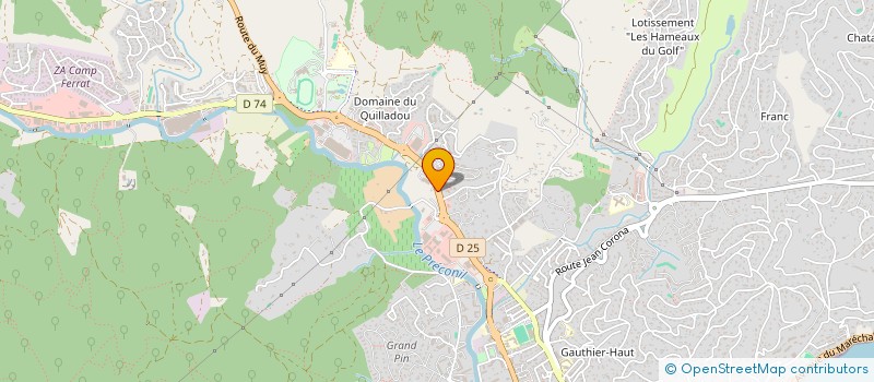 localisation de l'entreprise AVENIR MAXIME à SAINTE-MAXIME