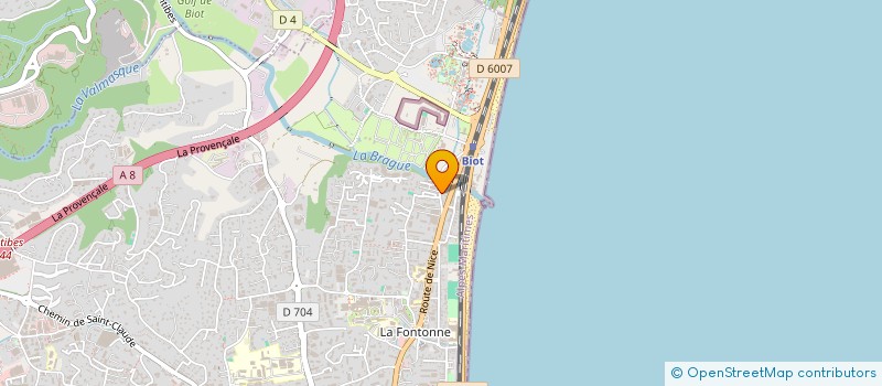 localisation de l'entreprise AVENIR MEDITERRANEE à ANTIBES