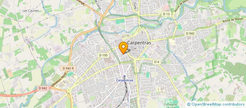 localisation de l'entreprise AVENIR MENUISERIES à CARPENTRAS