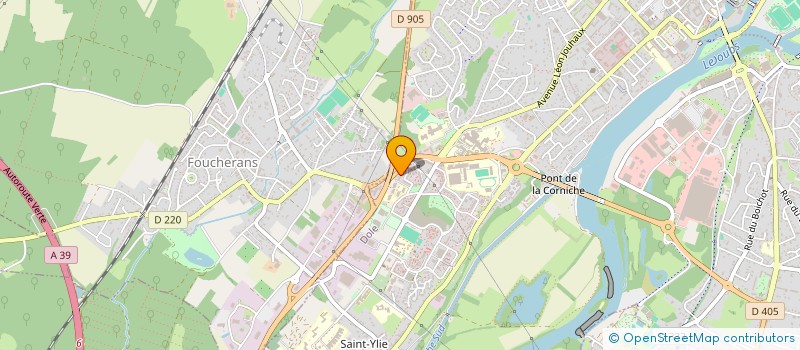 localisation de l'entreprise AVENIR MESNILS PASTEUR à DOLE