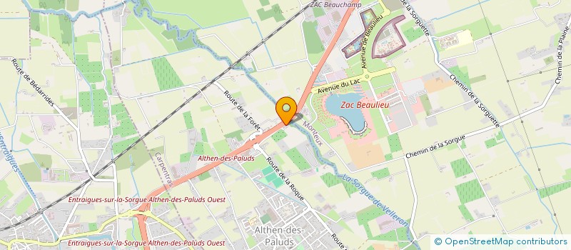 localisation de l'entreprise AVENIR METALLERIE SERVICE  ALTHEN-DES-PALUDS