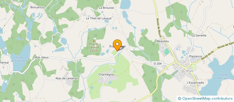 localisation de l'entreprise AVENIR METHA  CIEUX