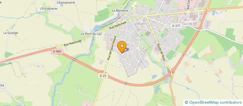 localisation de l'entreprise AVENIR MOBILIERS à LYS-HAUT-LAYON