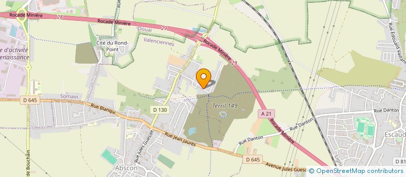 localisation de l'entreprise AVENIR MS  ESCAUDAIN