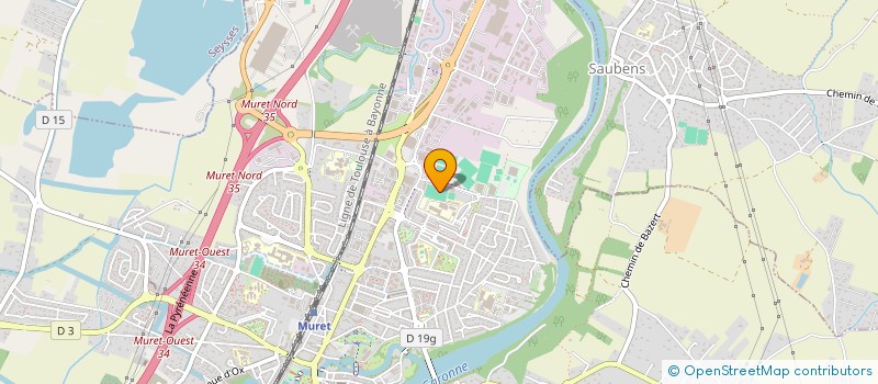 localisation de l'entreprise AVENIR MURETAIN XV à MURET