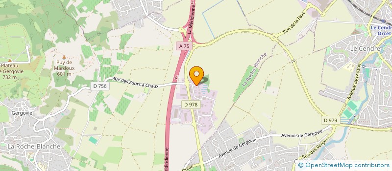 localisation de l'entreprise AVENIR NAUTIC  LA ROCHE-BLANCHE