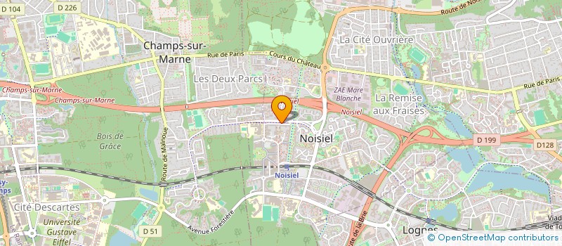 localisation de l'entreprise AVENIR NET  NOISIEL