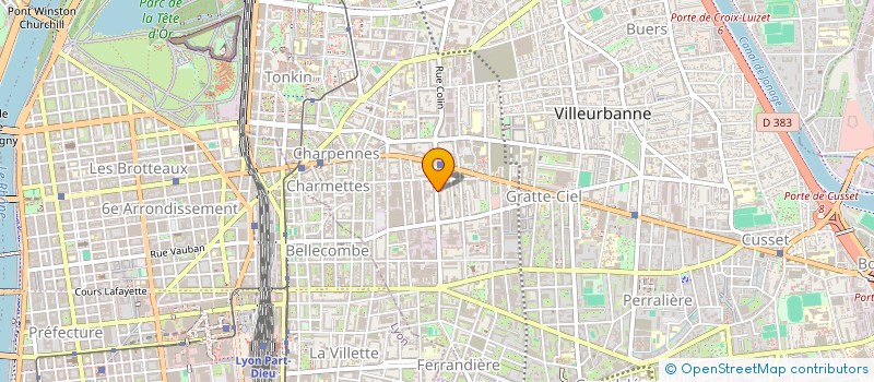 localisation de l'entreprise AVENIR NETTOYAGE  VILLEURBANNE