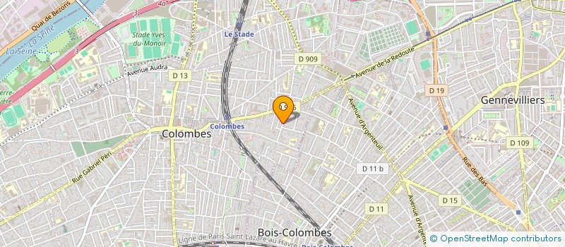 localisation de l'entreprise AVENIR NEUF à COLOMBES