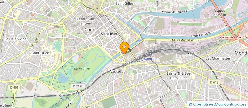 localisation de l'entreprise AVENIR NORMANDIE à CAEN