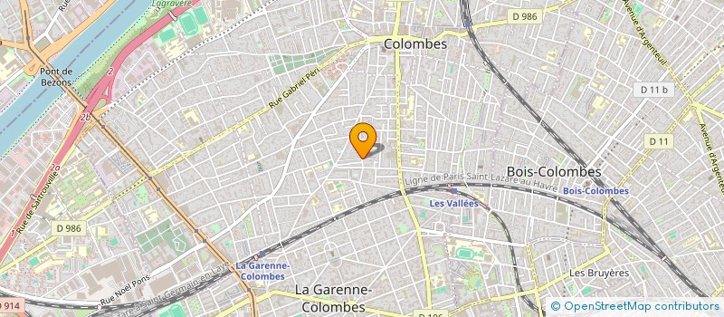 localisation de l'entreprise AVENIR NUMERIQUE à COLOMBES