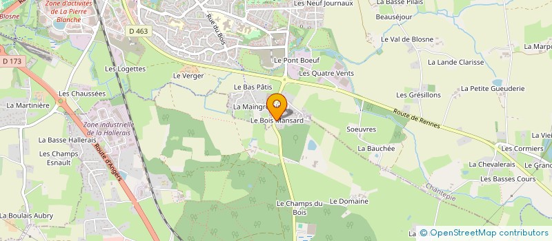 localisation de l'entreprise AVENIR OB  VERN-SUR-SEICHE